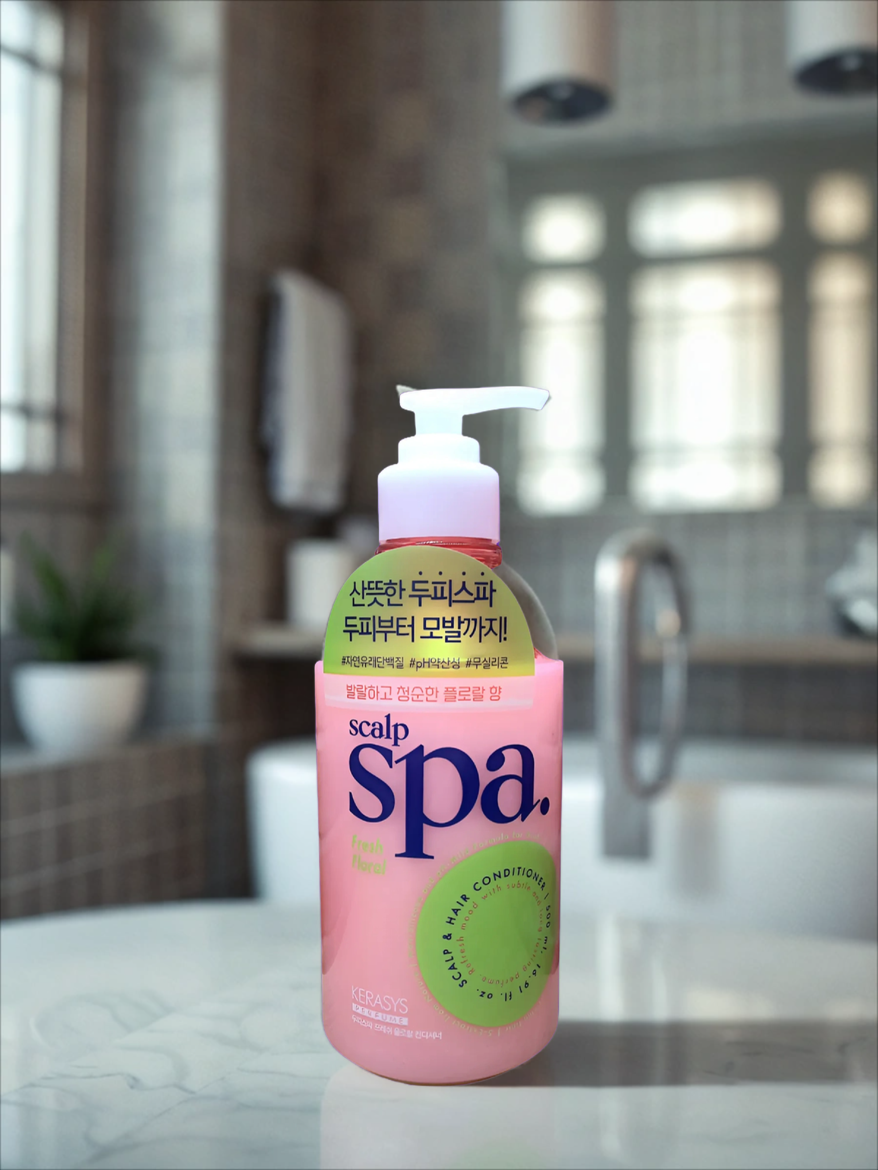 Aekyung Kerasys Scalp Spa Fresh Floral Кондиционер для волос освежающий с цветочным ароматом 500 мл