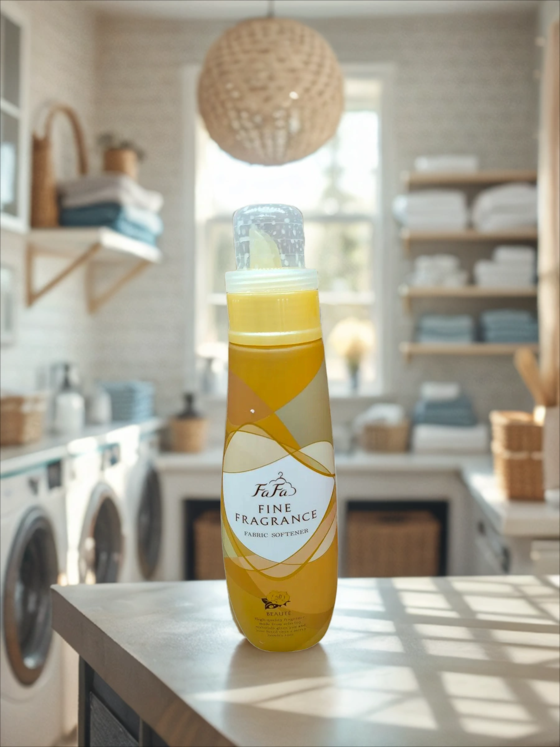 Nissan FaFa Fine Fragrance Beaute Кондиционер для белья с антистатическим эффектом и ароматом цветов, мускуса и сандалового дерева 600 мл