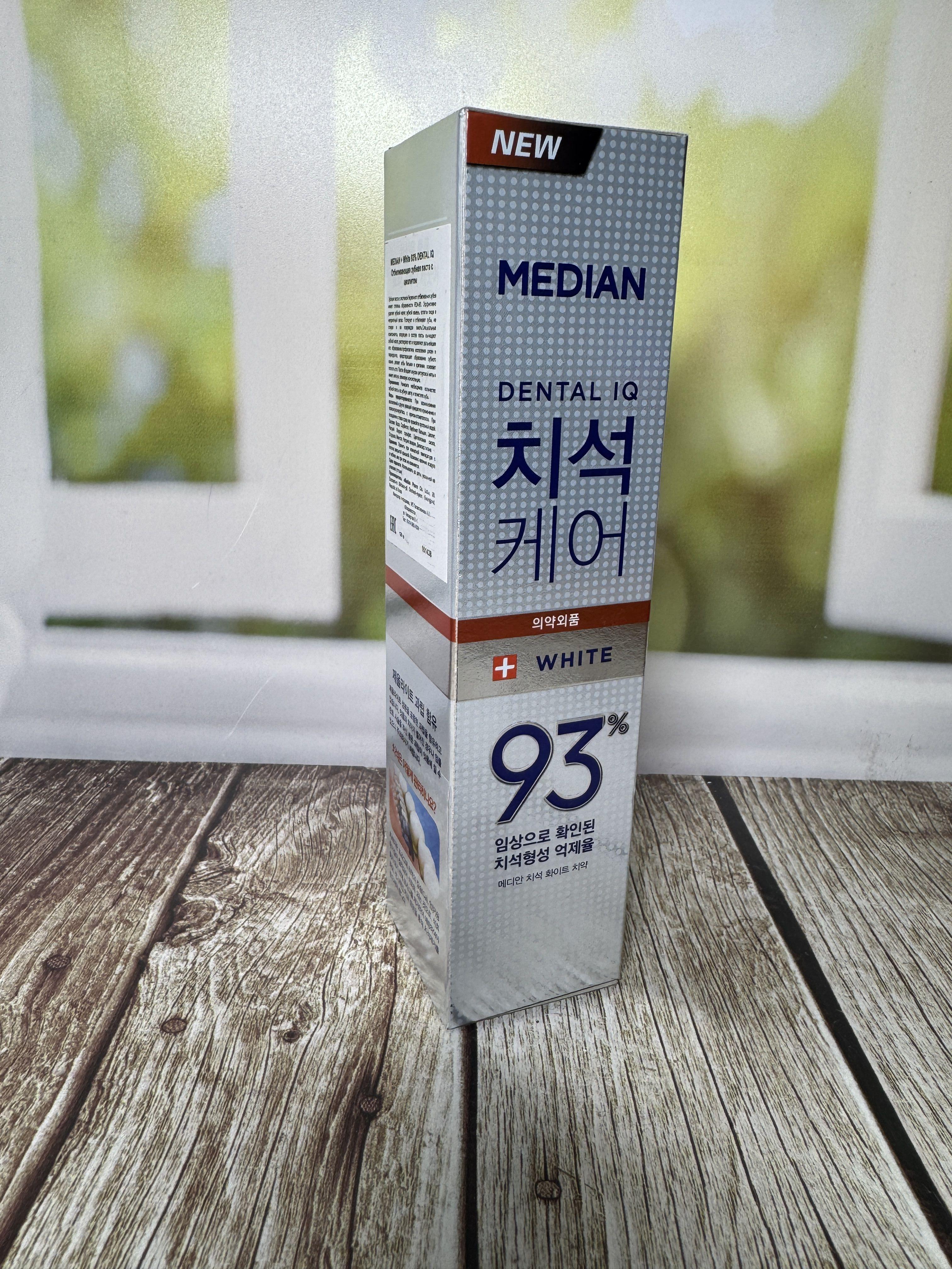 Median Dental IQ White 93% Зубная паста отбеливающая Мята 120 гр