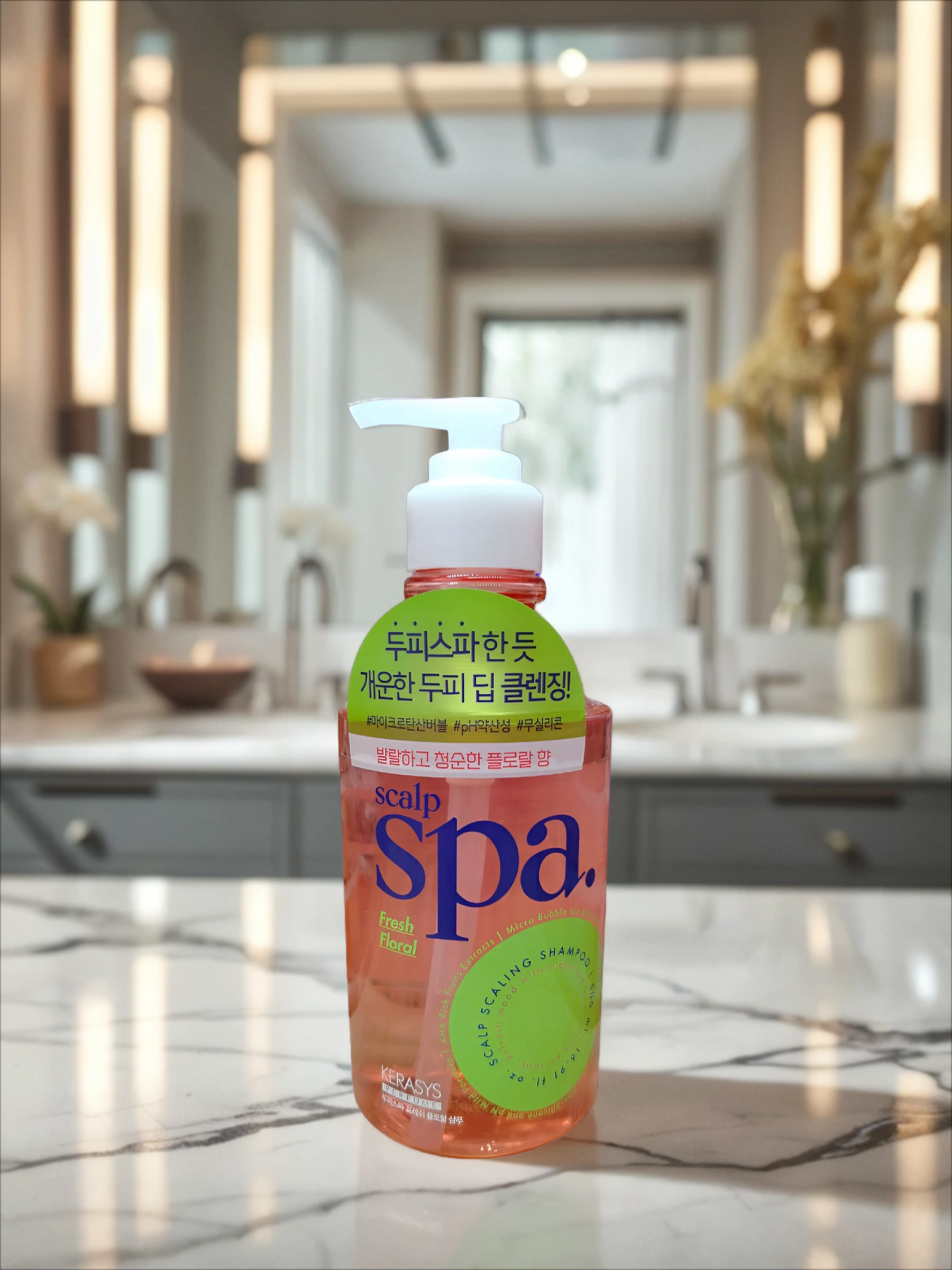 Aekyung Kerasys Scalp Spa Fresh Floral Шампунь освежающий с цветочным ароматом 500 мл