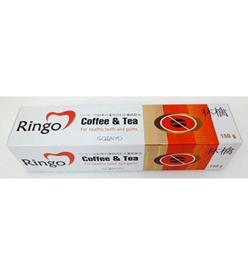 Gotayo Ringo Зубная паста отбеливающая Cоffee & Tea 150 гр