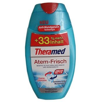 Thera-Med Зубная паста Atem-Frisch свежесть на 16ч от кариеса и болезни десен Зеленая