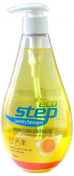 KMPC Eco step Жидкое средство для стирки (с апельсиновым маслом, ферментами и серебром) 500 мл