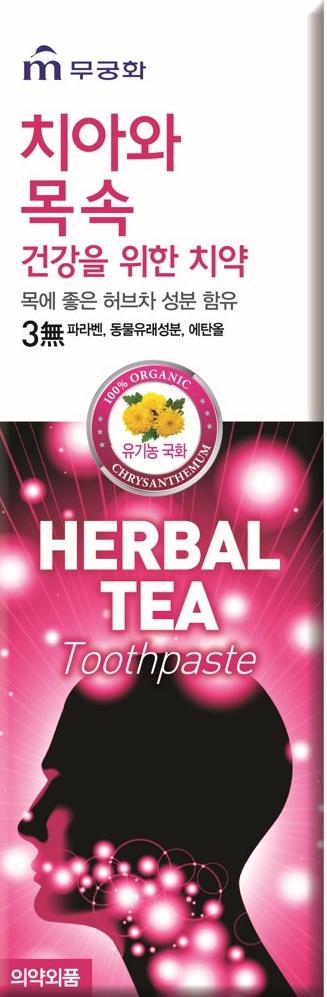 Mukunghwa Herbal tea Зубная паста с экстрактом травяного чая и хризантемы 110 гр