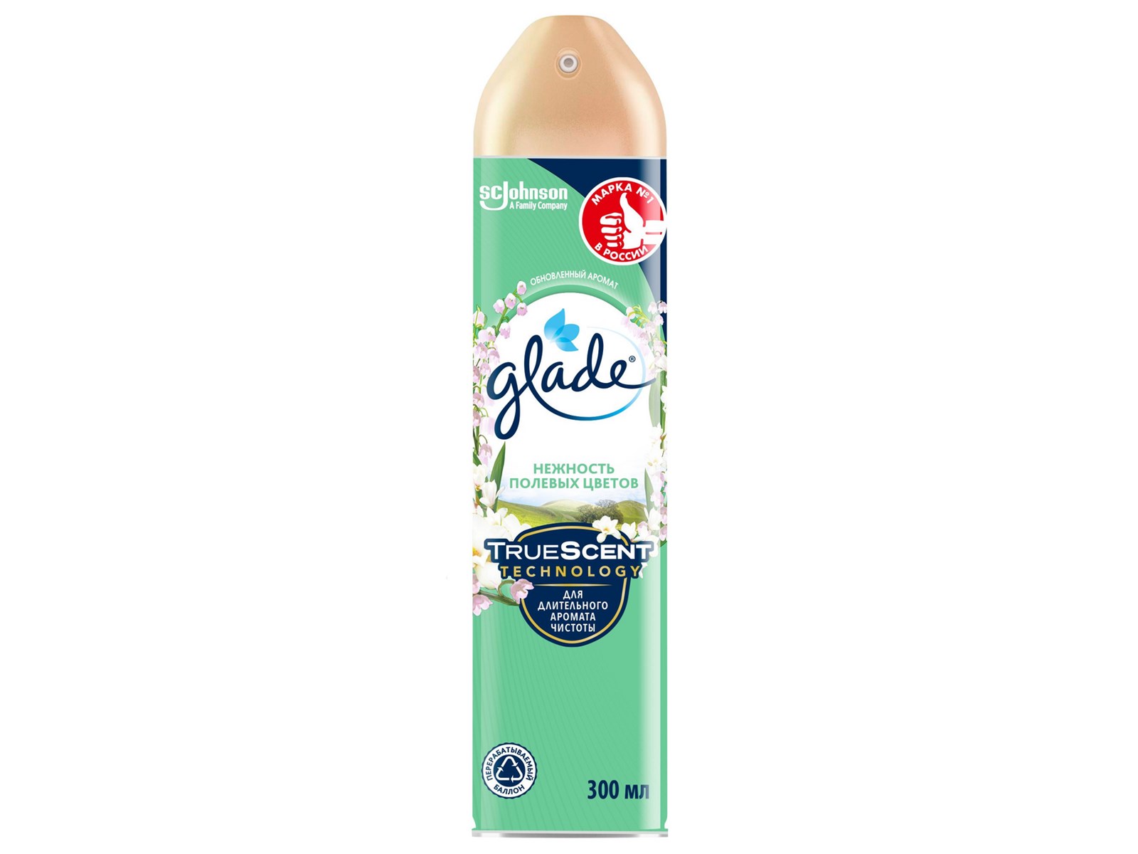 Glade Освежитель воздуха Нежность полевых цветов 300 мл