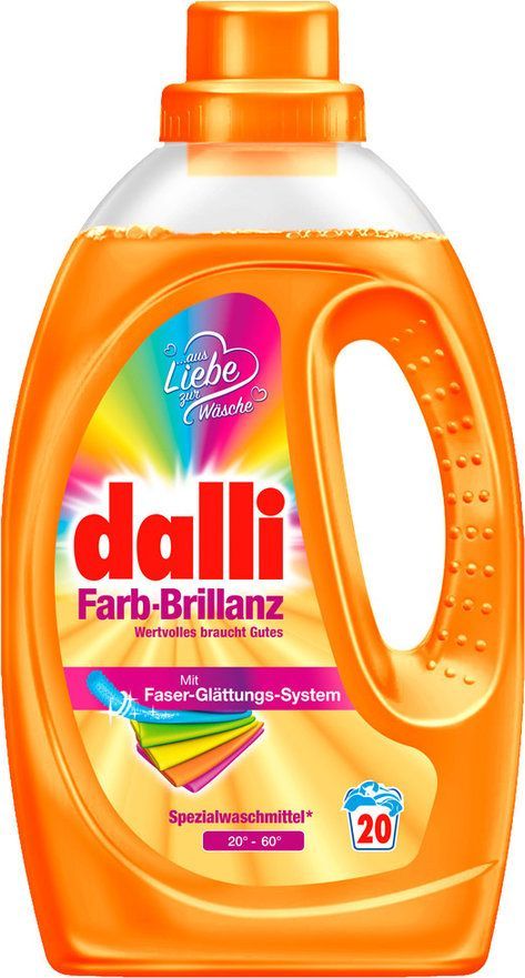 Dalli Farb-Brillanz Гель для стирки цветных и ярких вещей с формулой яркости цвета и активным ингредиентом Biotouch 1,1 л на 20 стирок