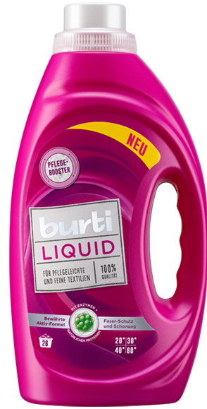 Burti Liquid Жидкое средство для стирки Цветного и Тонкого белья 1.45 л на 26 стирок