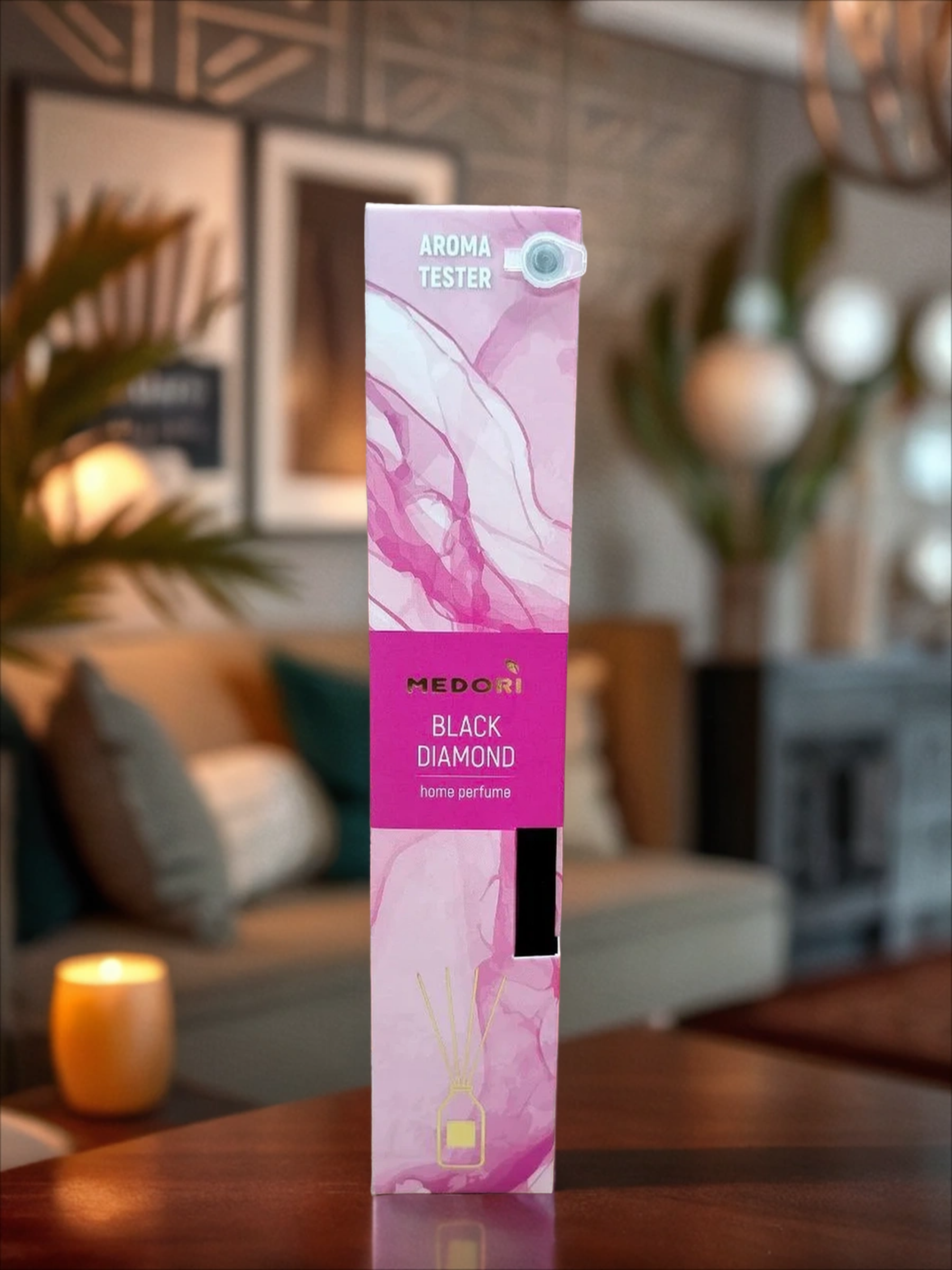 Medori Home Perfume TH-2020 Black Diamond Аромадиффузор для дома с палочками Черный алмаз 50 мл