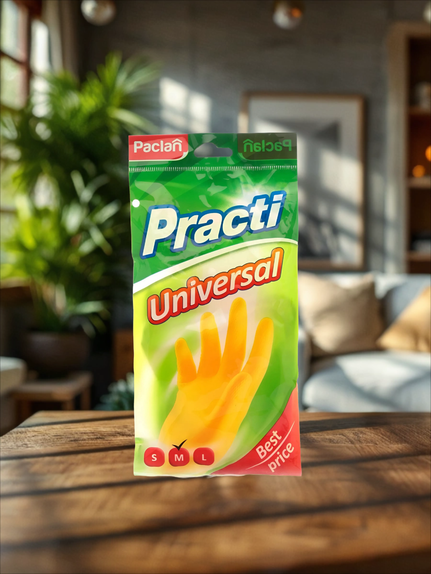 Paclan Practi Universal Перчатки резиновые размер M