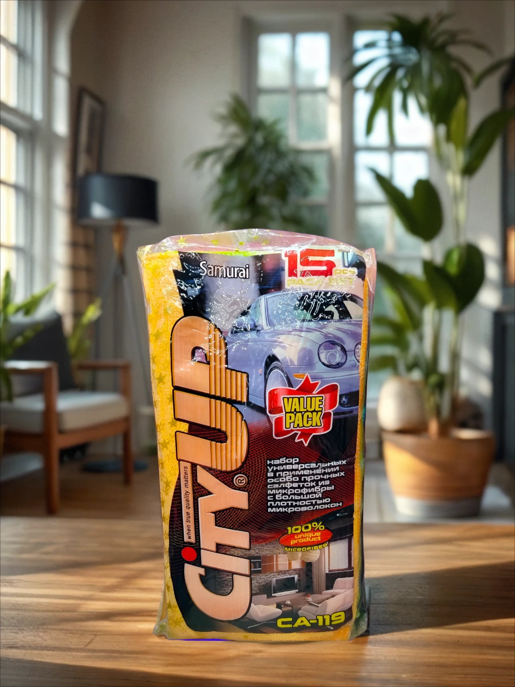 City UP Samurai Набор салфеток из микрофибры 30*30 см 15 шт