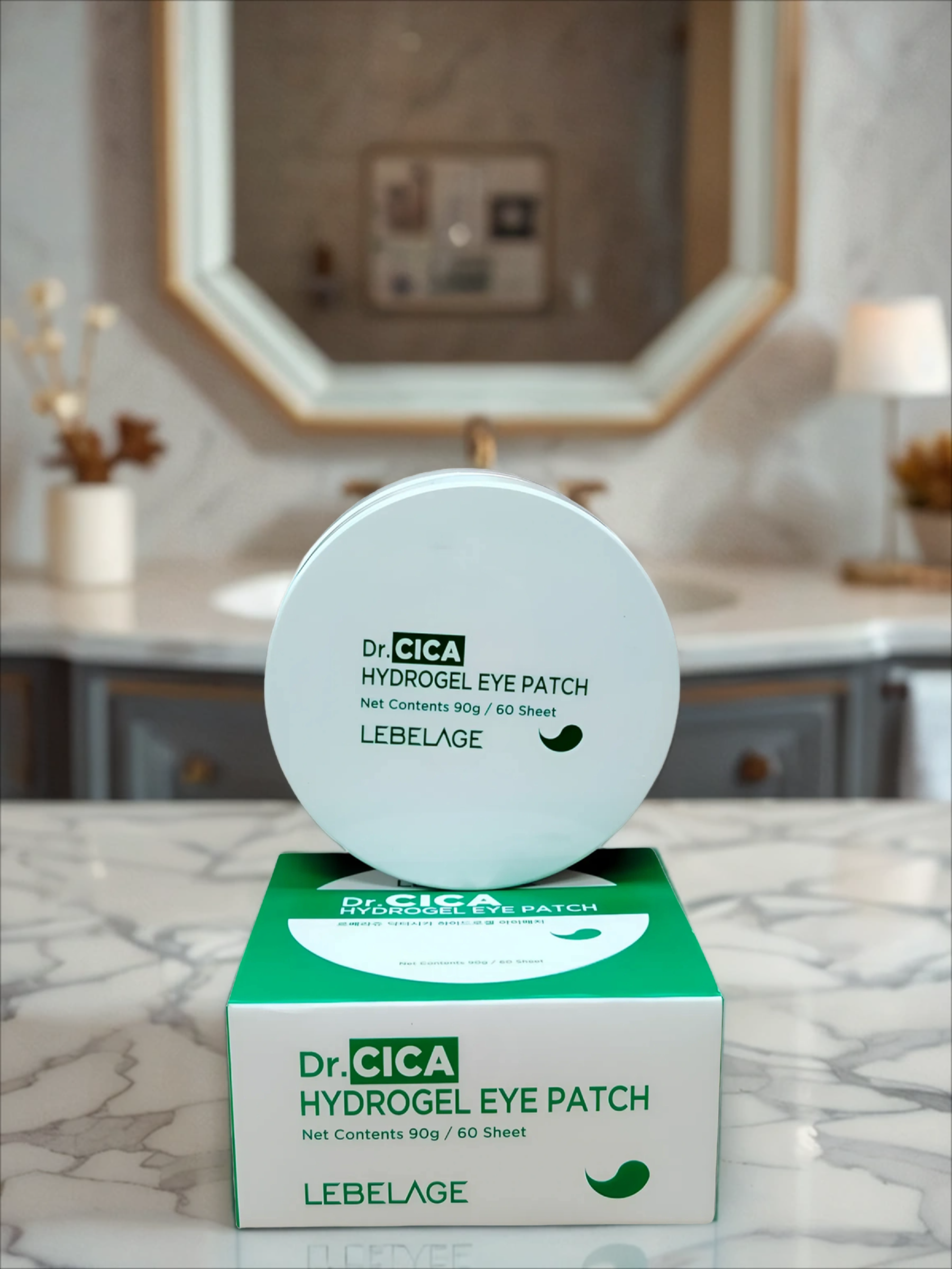 Lebelage Hydrogel Eye Patch Dr. Cica Гидрогелевые патчи для глаз с центеллой азиатской 60 шт 90 гр