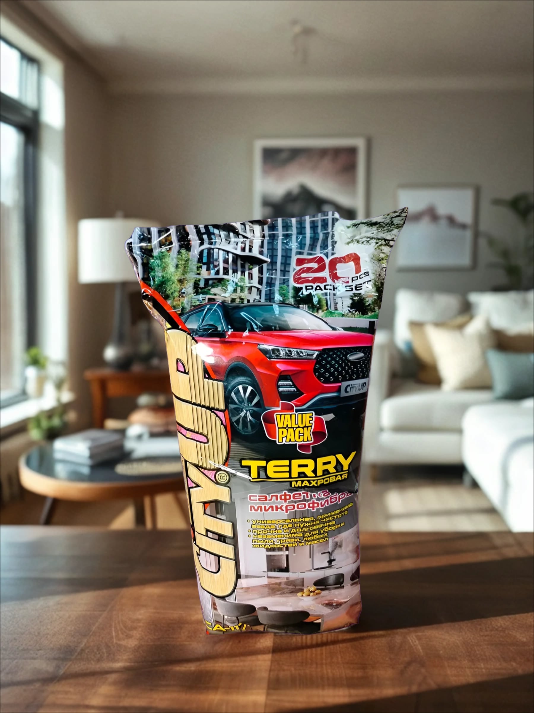 City UP Millenium Pack Набор салфеток из микрофибры 30х30 см 20 шт