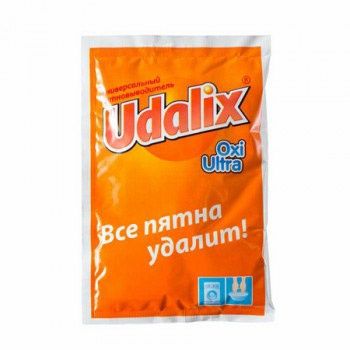 Udalix Oxi Ultra Универсальный пятновыводитель пакетик 80 гр в экономичном пакетике