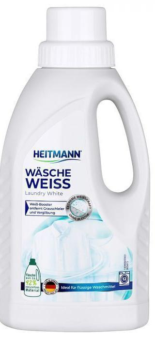 Heitmann Wasche Weiss Отбеливатель для белого белья 500 мл на 12 стирок