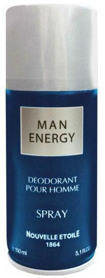 Новая Заря Man Energy Дезодорант аэрозольный парфюмированный для мужчин Мужская энергия 150 мл