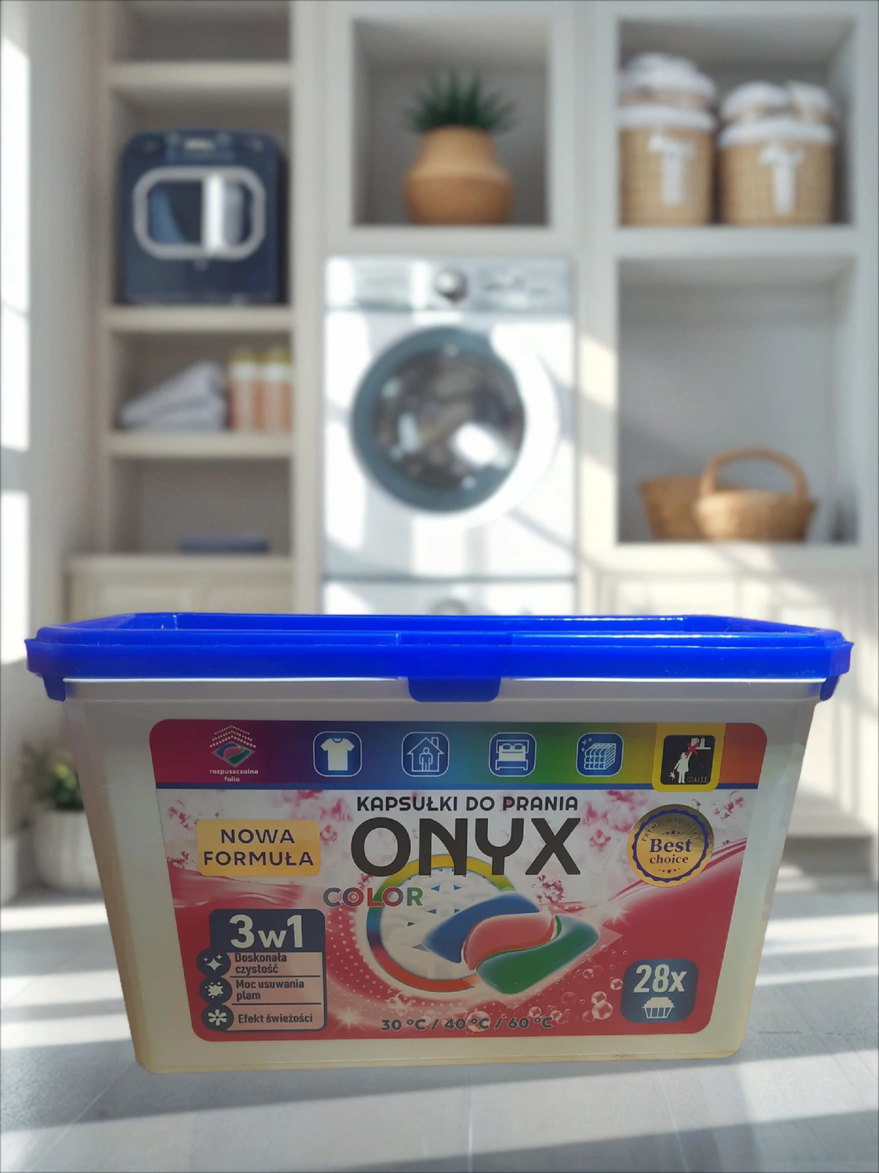 Onyx Caps Color Капсулы для стирки цветного белья 28 шт 420 гр