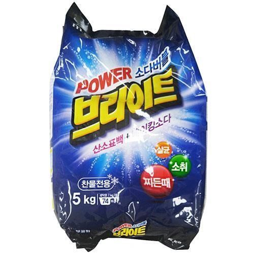 Mukunghwa Bright Powder Detergent Стиральный порошок Белизна и Яркость с пузырьками кислорода и содой 5 кг
