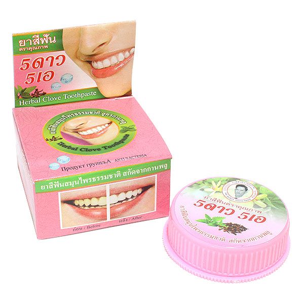 5 Star Cosmetic Зубная паста травяная с экстрактом Гвоздики 25 гр