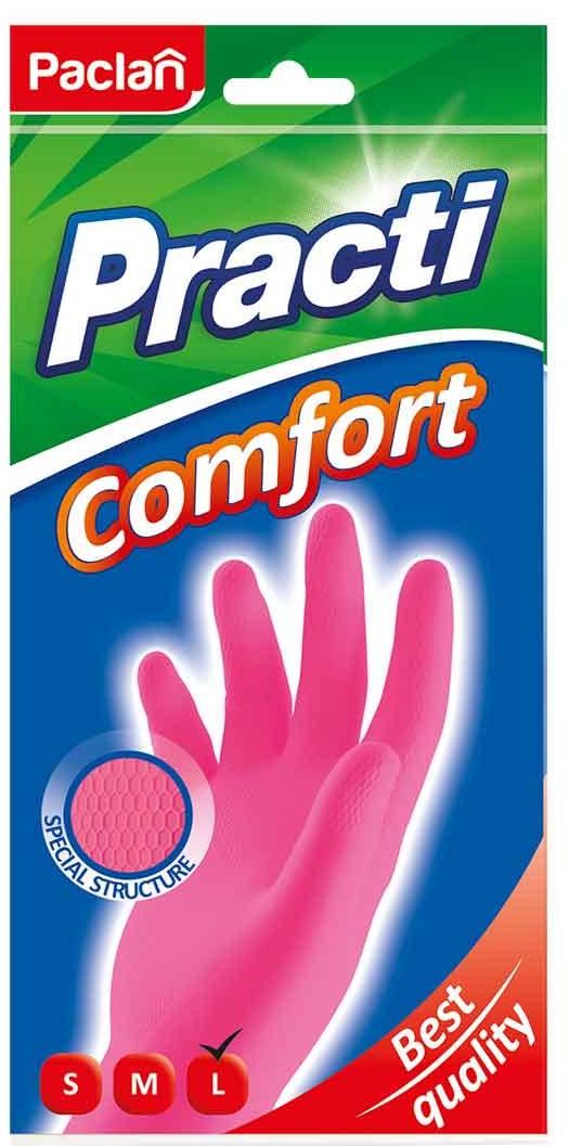 Paclan Practi Comfort Перчатки резиновые размер S
