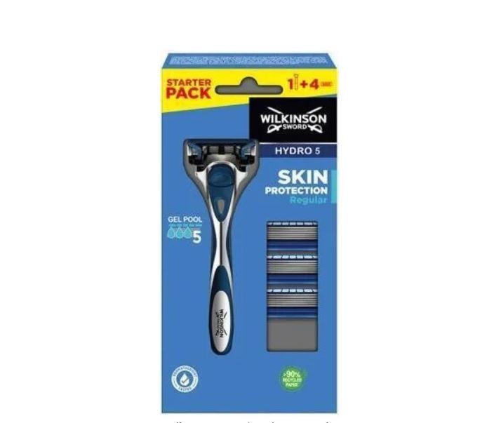 Wilkinson Sword Hydro 5 Regular Бритвенный станок со сменными касетами 5 лезвий + 3 кассеты