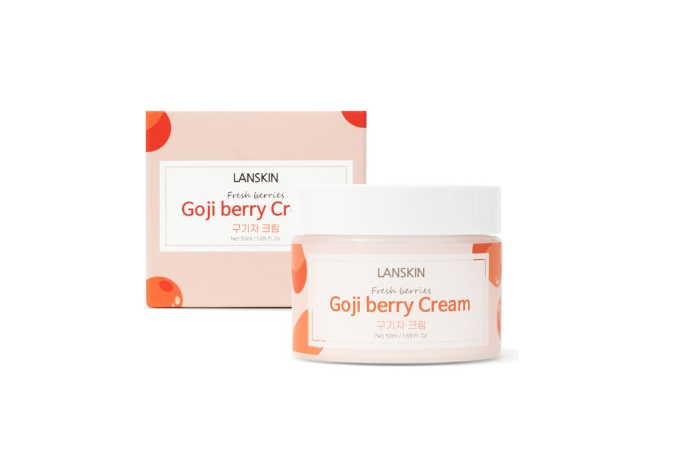 LanSkin Fresh Berries Goji Berry Cream Омолаживающий крем для лица с экстрактом ягод годжи 50 мл