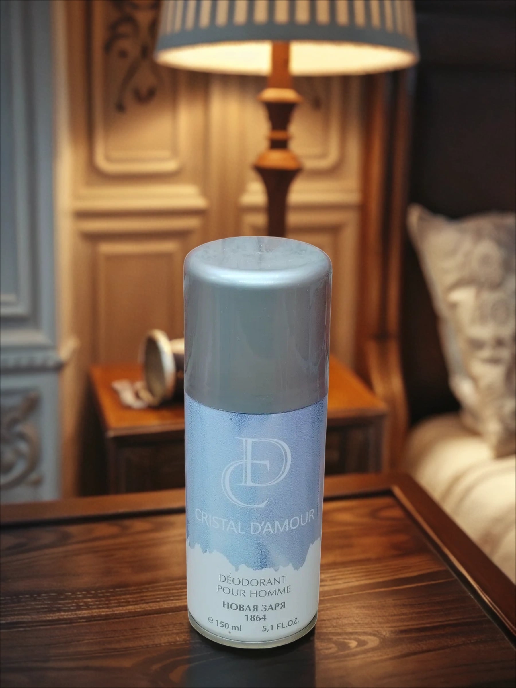 Новая Заря Cristal D'amour Дезодорант аэрозольный парфюмированный для мужчин Кристалл любви 150 мл