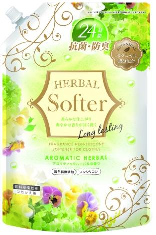 Mitsuei Herbal Sofer Кондиционер для белья концентрированный смягчающий длительного действия с ароматом душистых трав 1200 мл в мягкой упаковке