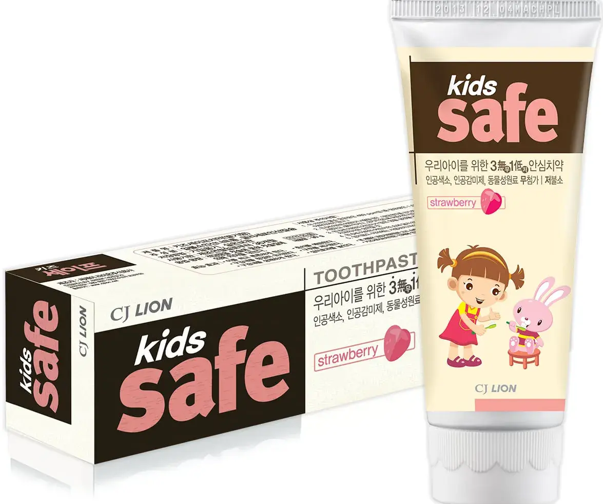 Lion Kids Safe Зубная паста детская от 3-х до 12-ти лет со вкусом Клубники 90 гр