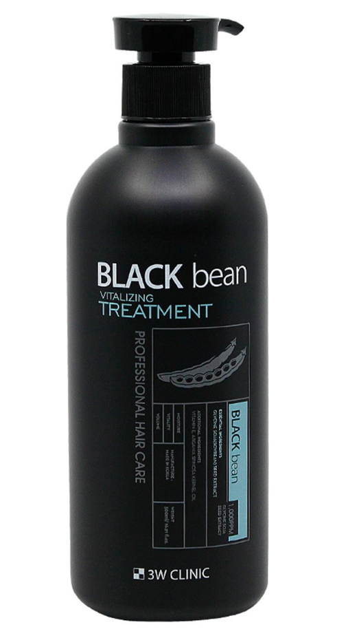 3W Clinic Vitalizing Black Bean Treatment Маска для волос восстанавливающая с с экстрактом черной фасоли 500 мл