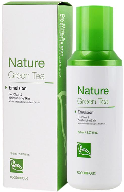 Food a Holic Nature Green Tea Успокаивающая эмульсия с экстрактом зеленого чая 150 мл