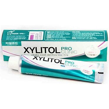 Mukunghwa Xylitol Pro Clinic Укрепляющая эмаль зубная паста с экстрактом трав 130 гр