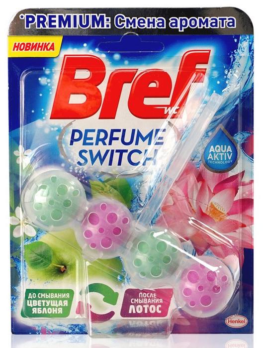 Bref Perfume Switch Чистящая подвеска для унитаза Цветущая Яблоня-Лотос 50 гр