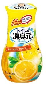 Kobayashi Shoshugen Жидкий дезодорант для туалета с ароматом лимона 400 мл