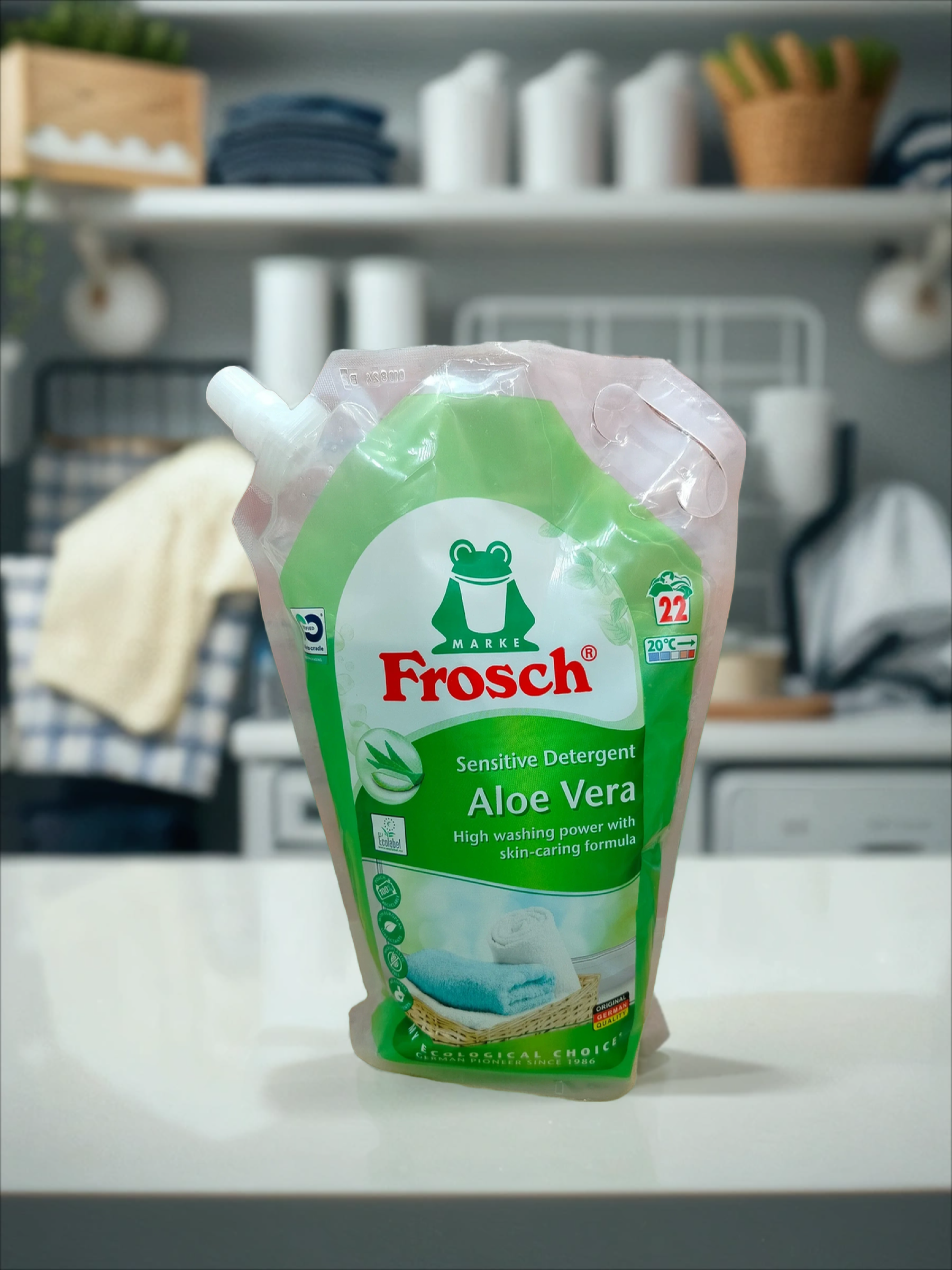 Frosch Универсальное жидкое средство для стирки Алоэ Вера 1,5 л