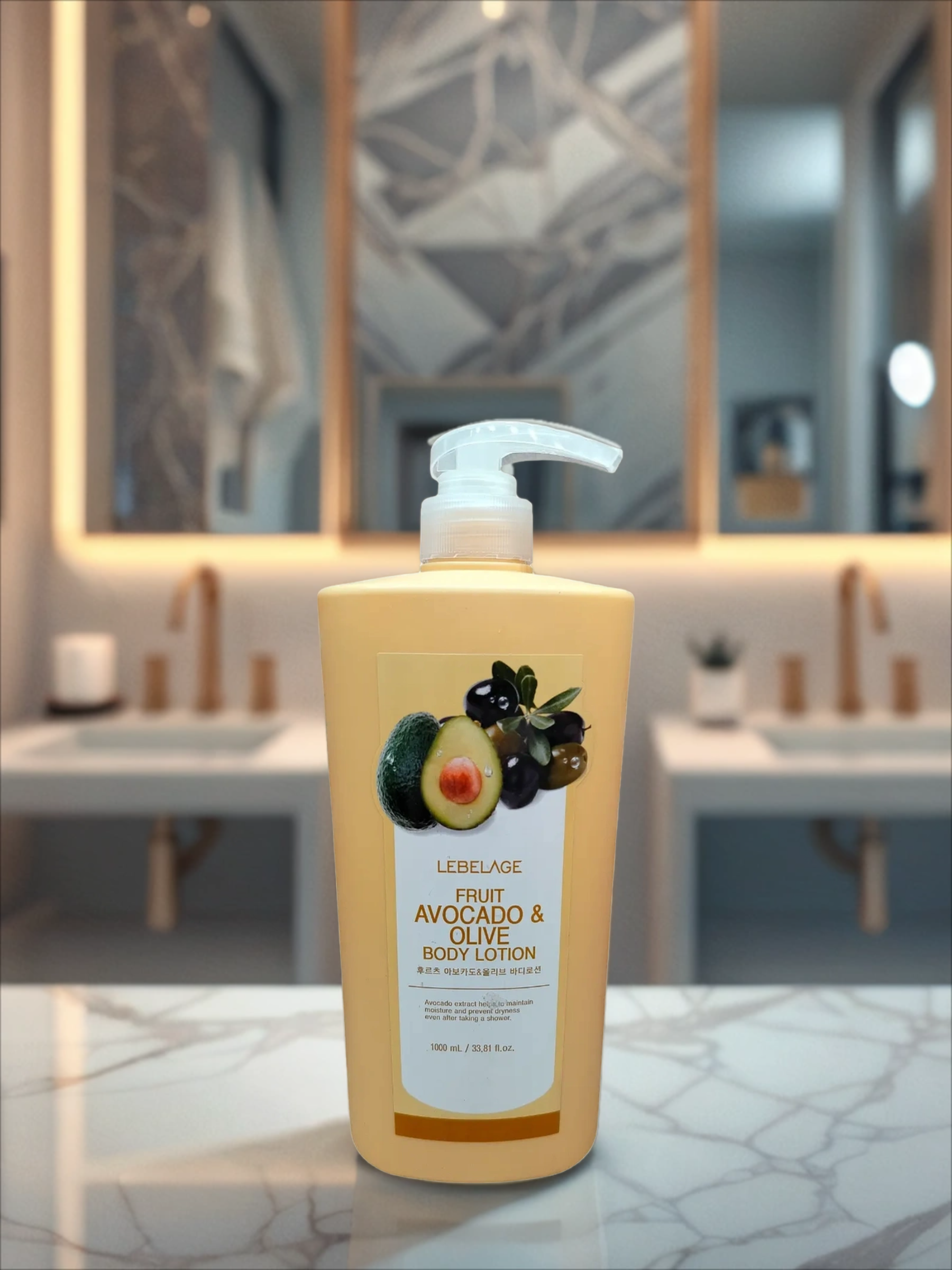 Lebelage Fruit Avocado & Olive Body Lotion Лосьон для тела Авокадо и Олива 1000 мл