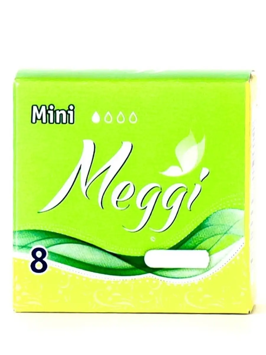 Meggi Mini Тампоны гигиенические 1 капля 8 шт