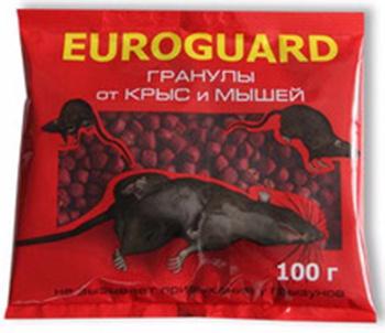 Eurogard Гранулы от крыс и мышей 100 гр