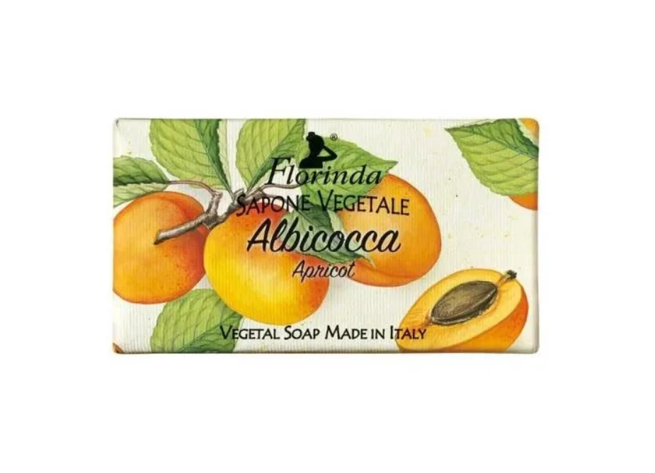 Florinda Vegetal Soap Apricot Мыло натуральное на основе растительных масел Абрикос 100 гр