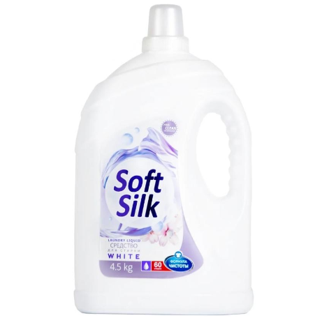 Romax Soft Silk White Жидкое средство для стирки белого белья 4,5 кг на 60 стирок