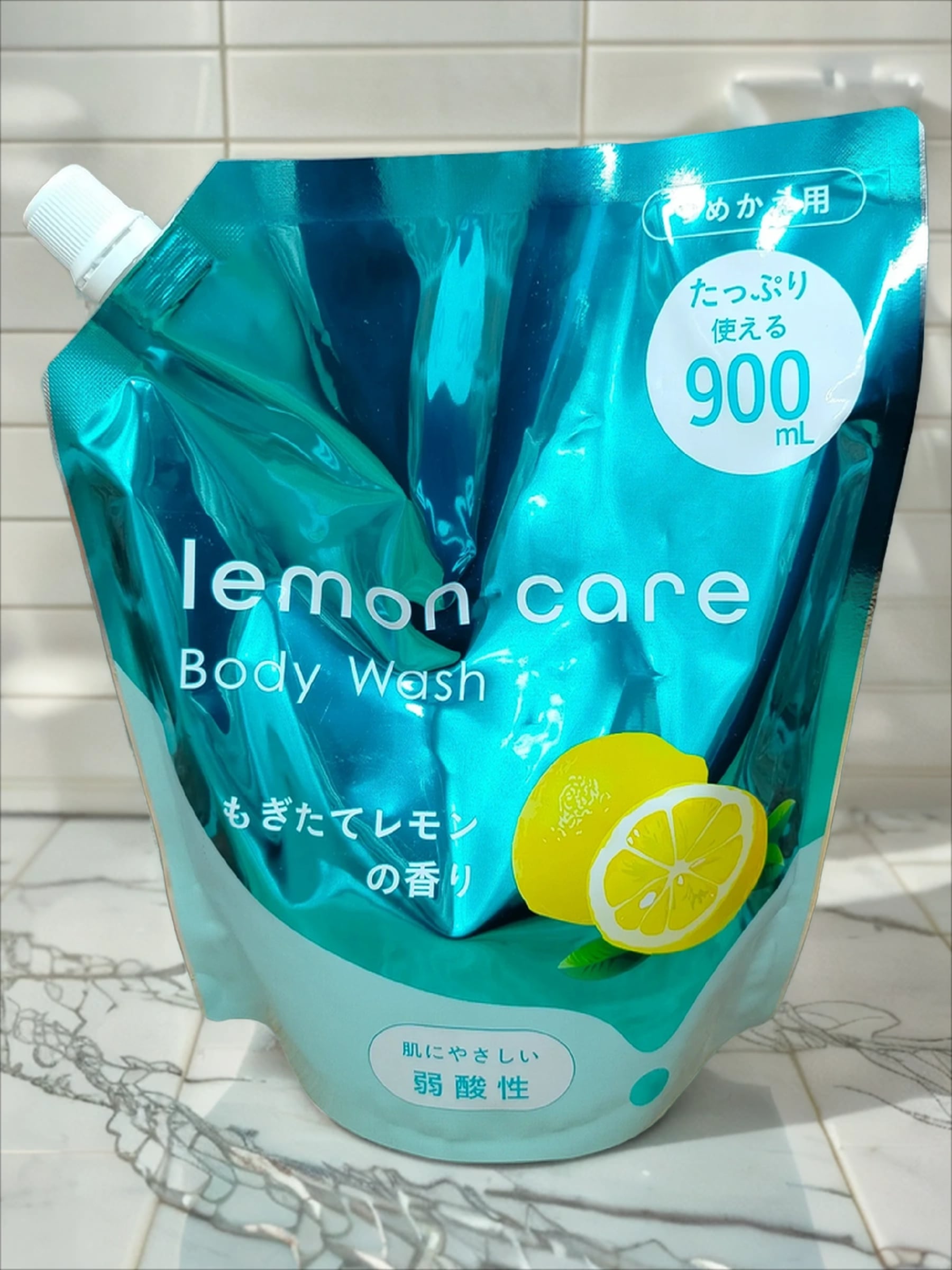 Rocket Soap Animo Lemon Care Жидкое мыло для тела слабокислотное Лимон 900 мл в мягкой упаковке