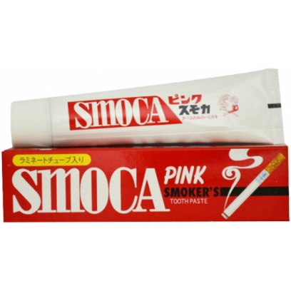 Smoca Pink Зубная паста для курильщиков со вкусом мяты и зимней зелени 120 гр