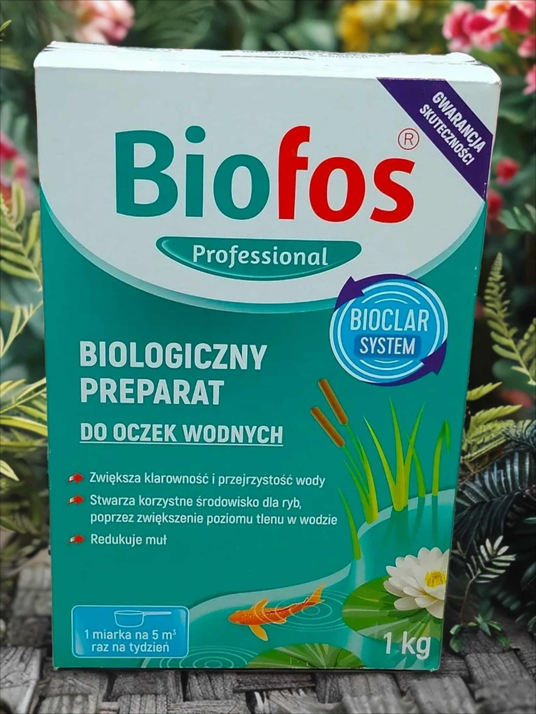 Biofos Professional Биологиеческий препарат для прудов 1 кг в коробке