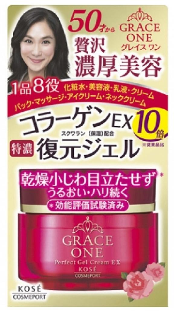 Kose Cosmeport Grace One Гель для лица с коллагеном Восстановление и увлажнение после 50 лет 100 гр