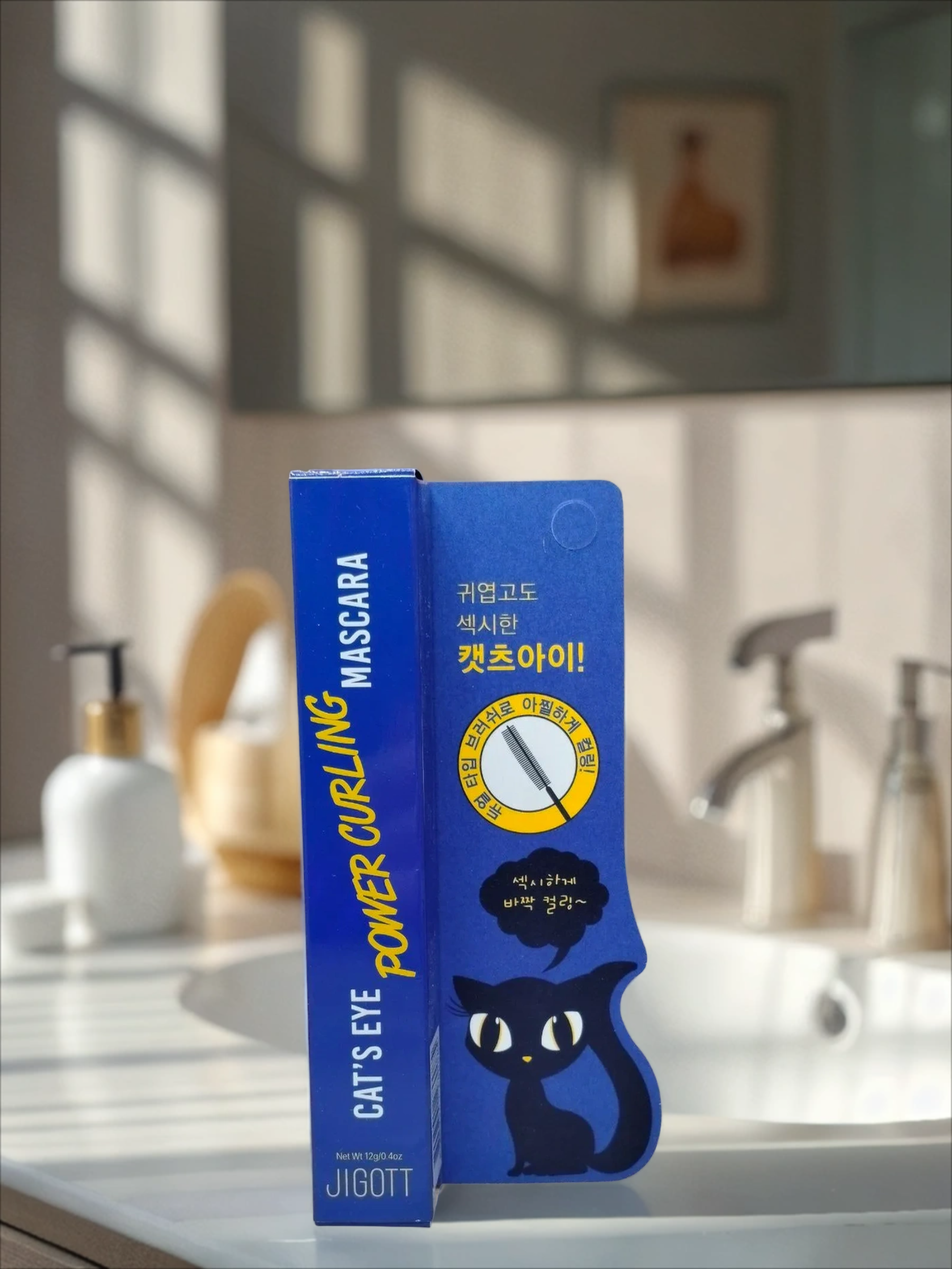 Jigott Cat's Eye Power Curling Mascara Тушь для ресниц покручивающая 12 гр