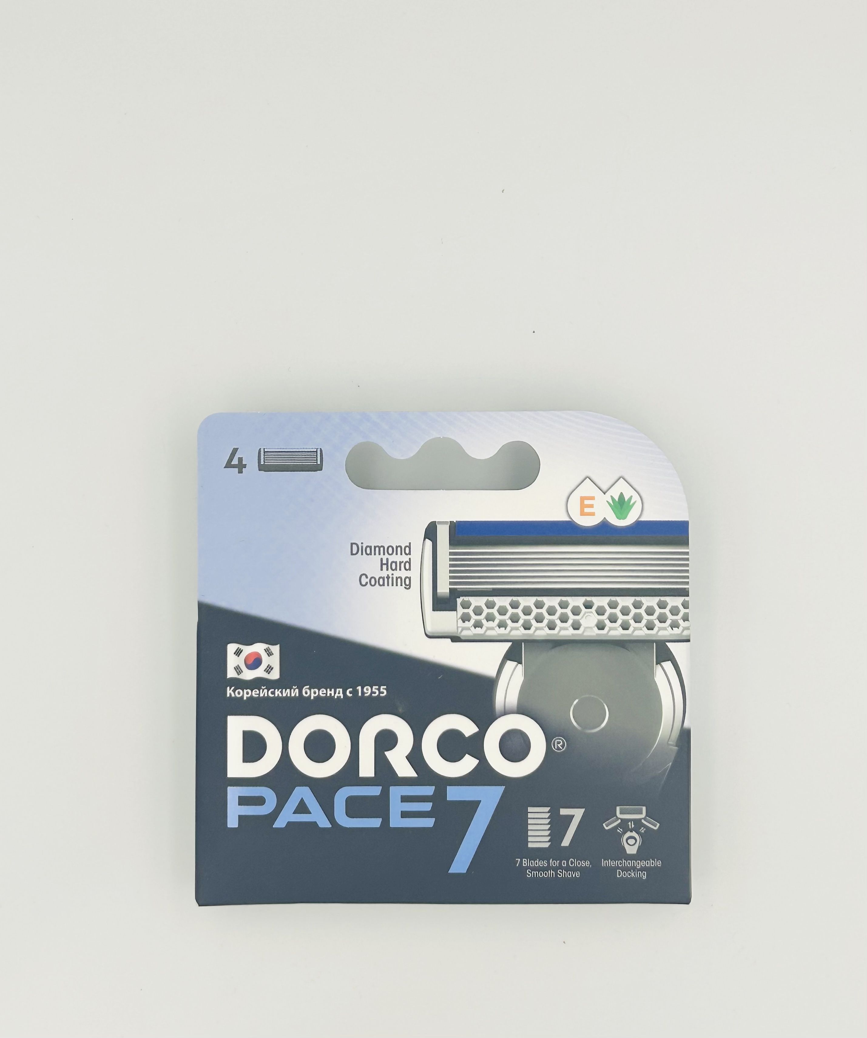 Dorco PACE 7 Сменные лезвия для бритвенного станка 4 шт