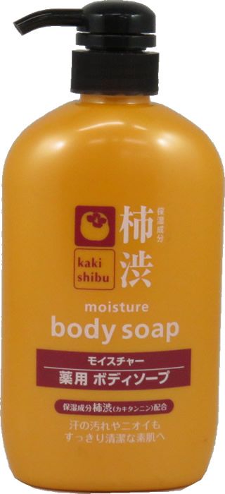 Kumano Cosmetics Kaki Shibu Жидкое мыло для тела увлажняющее с экстрактом хурмы 600 мл
