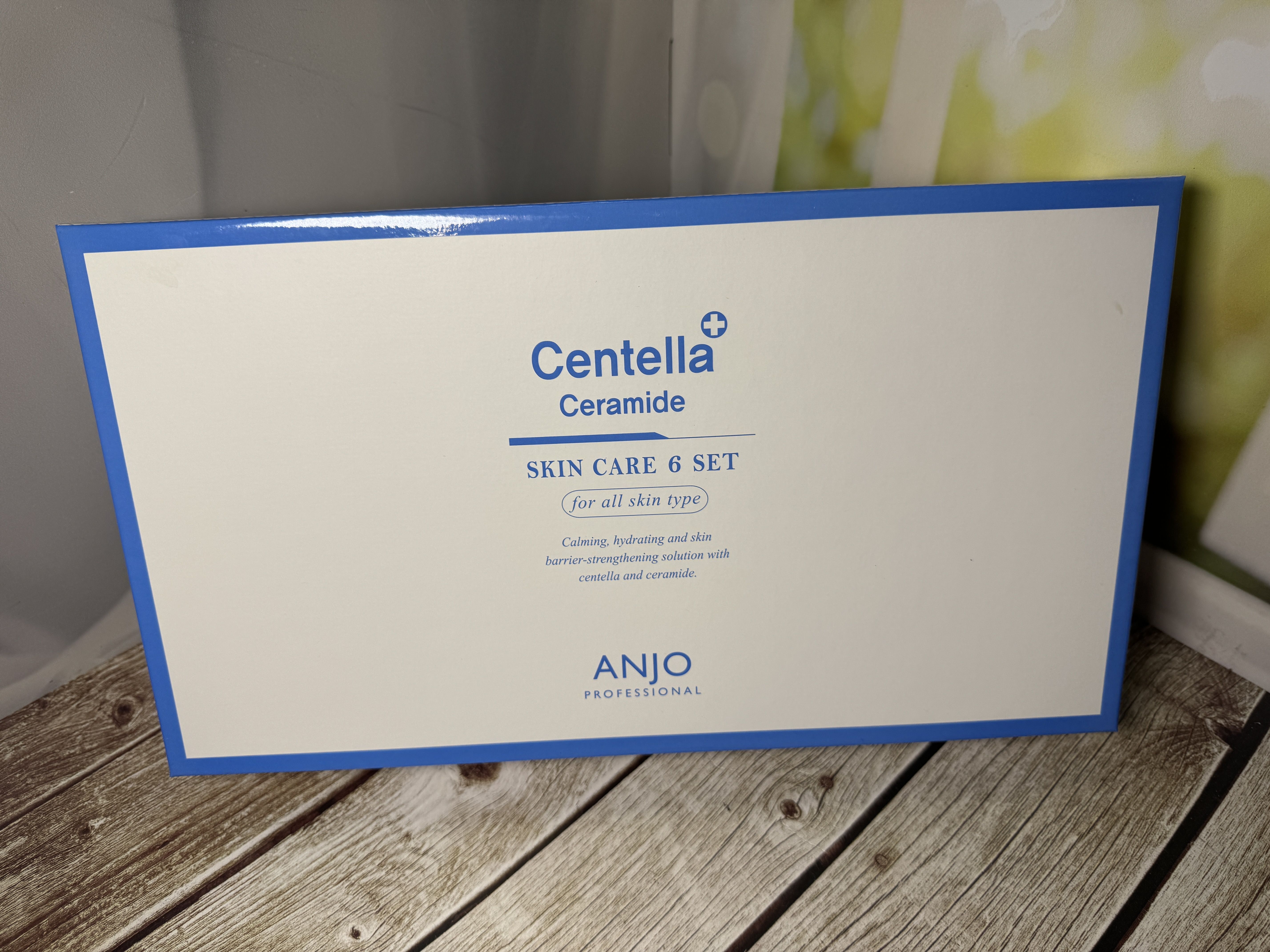 Anjo Professional Skin Care 6 Set Centella Ceramide Набор для лица с экстрактом Центеллы и керамидами Тонер 210 мл + Эмульсия 210 мл + Крем для век 100 мл + Крем для лица 100 мл + Эссенция 40 мл 2 шт