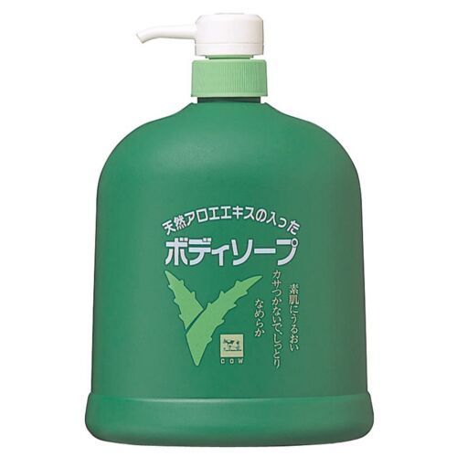 Cow Brand Aloe Body Soap Жидкое мыло для тела с экстрактом алоэ 1200 мл