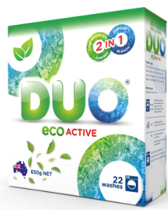 DUO Eco Active Экологичный гипоаллергенный стиральный порошок универсальный концентрированный 650 гр на 22 стирки