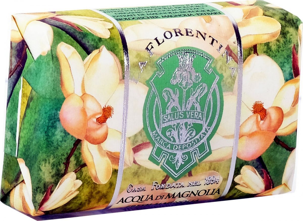 La Florentina Bath Soap Fresh Magnolia Мыло для тела с маслом ши, оливковым маслом и экстрактом Магнолии 300 гр
